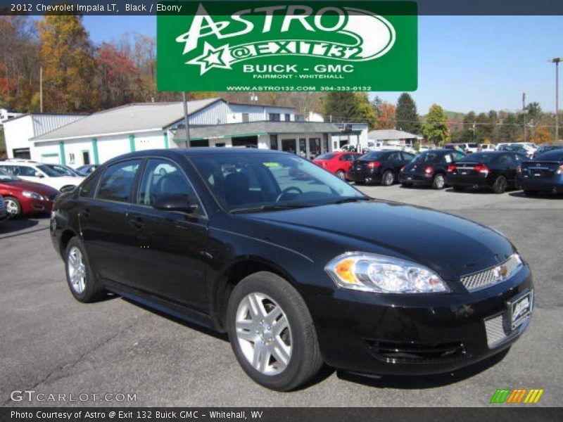 Black / Ebony 2012 Chevrolet Impala LT