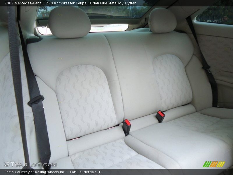 Orion Blue Metallic / Oyster 2002 Mercedes-Benz C 230 Kompressor Coupe
