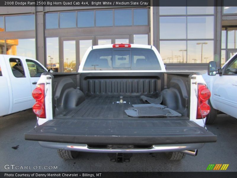 Bright White / Medium Slate Gray 2008 Dodge Ram 2500 Big Horn Quad Cab 4x4