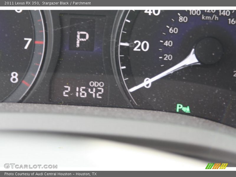 Stargazer Black / Parchment 2011 Lexus RX 350