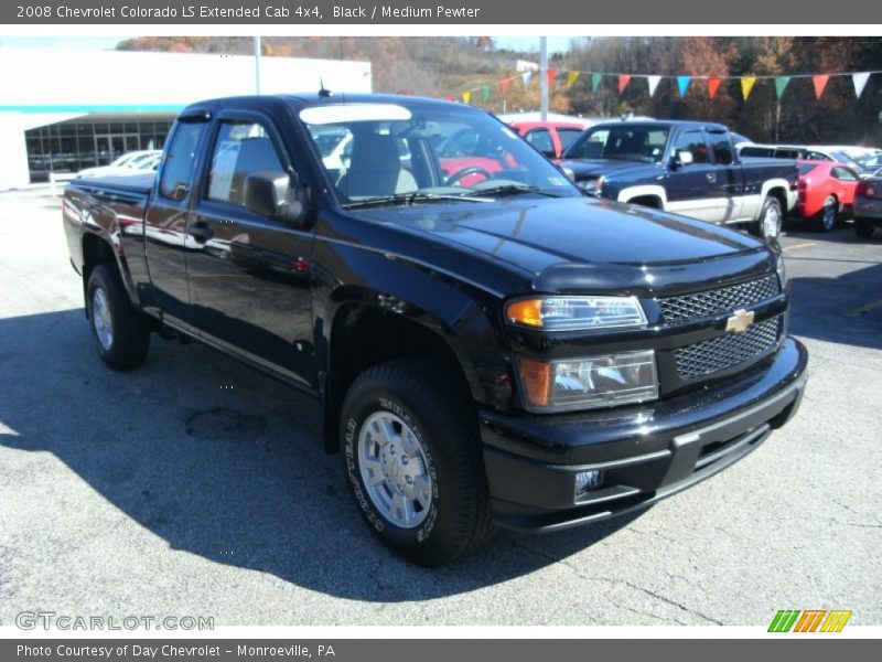 Black / Medium Pewter 2008 Chevrolet Colorado LS Extended Cab 4x4