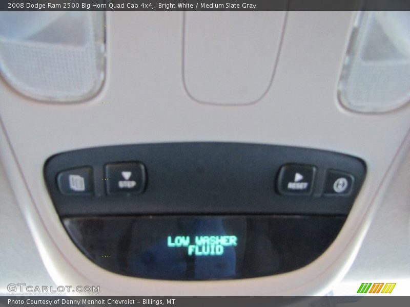 Bright White / Medium Slate Gray 2008 Dodge Ram 2500 Big Horn Quad Cab 4x4