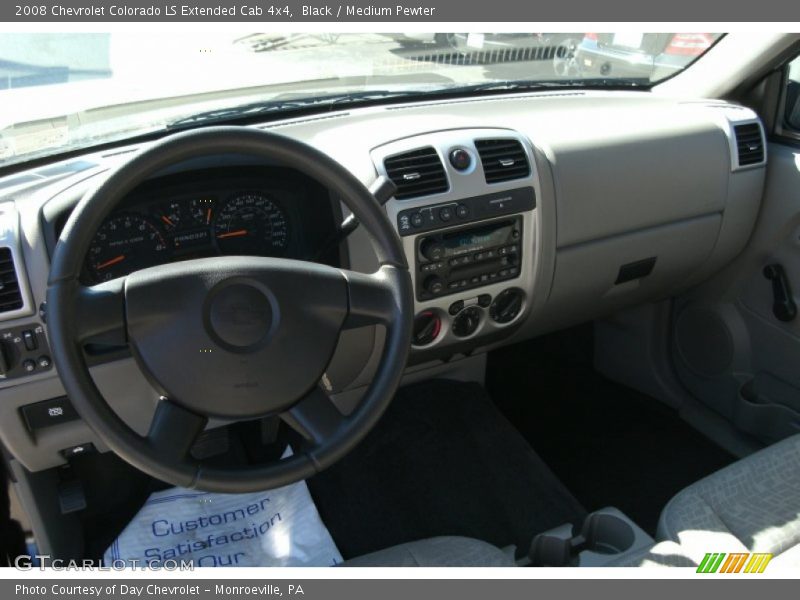 Black / Medium Pewter 2008 Chevrolet Colorado LS Extended Cab 4x4