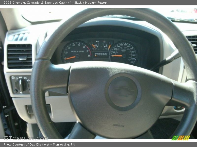 Black / Medium Pewter 2008 Chevrolet Colorado LS Extended Cab 4x4