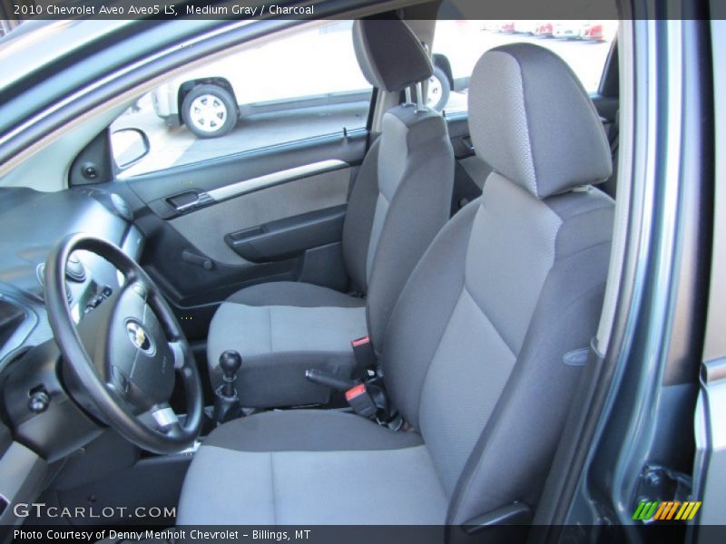 Medium Gray / Charcoal 2010 Chevrolet Aveo Aveo5 LS