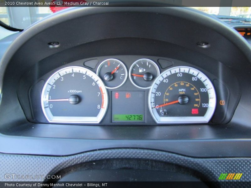 Medium Gray / Charcoal 2010 Chevrolet Aveo Aveo5 LS