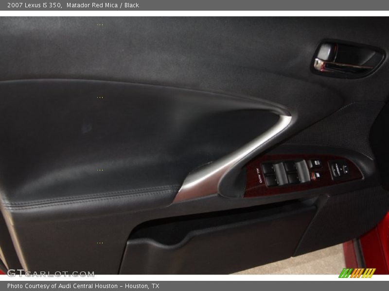 Matador Red Mica / Black 2007 Lexus IS 350