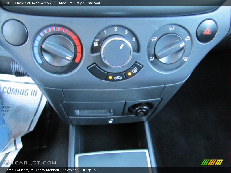 Medium Gray / Charcoal 2010 Chevrolet Aveo Aveo5 LS