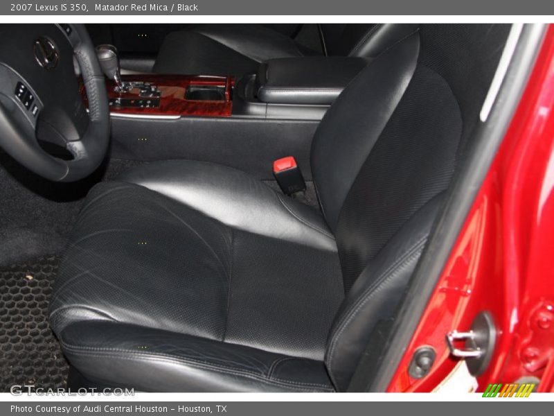 Matador Red Mica / Black 2007 Lexus IS 350