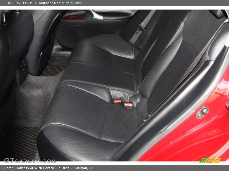 Matador Red Mica / Black 2007 Lexus IS 350