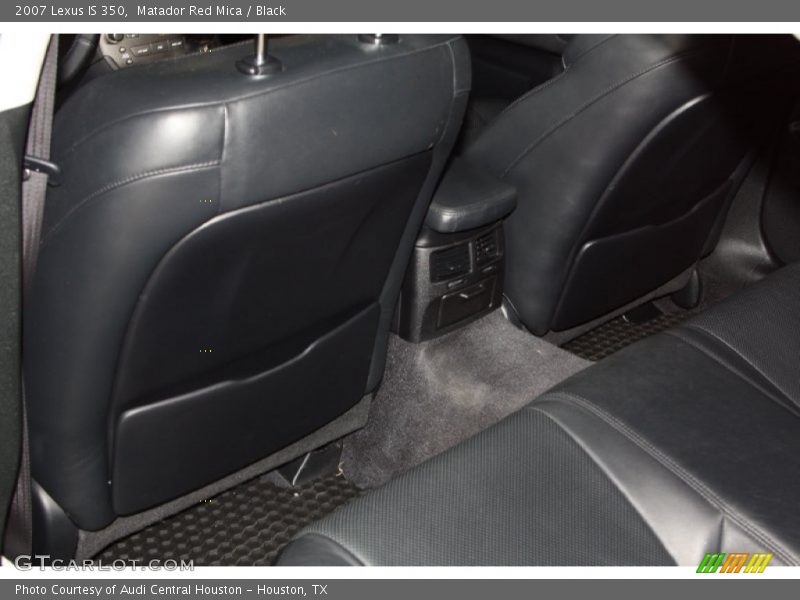 Matador Red Mica / Black 2007 Lexus IS 350