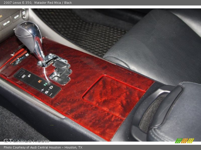 Matador Red Mica / Black 2007 Lexus IS 350