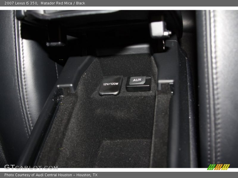 Matador Red Mica / Black 2007 Lexus IS 350