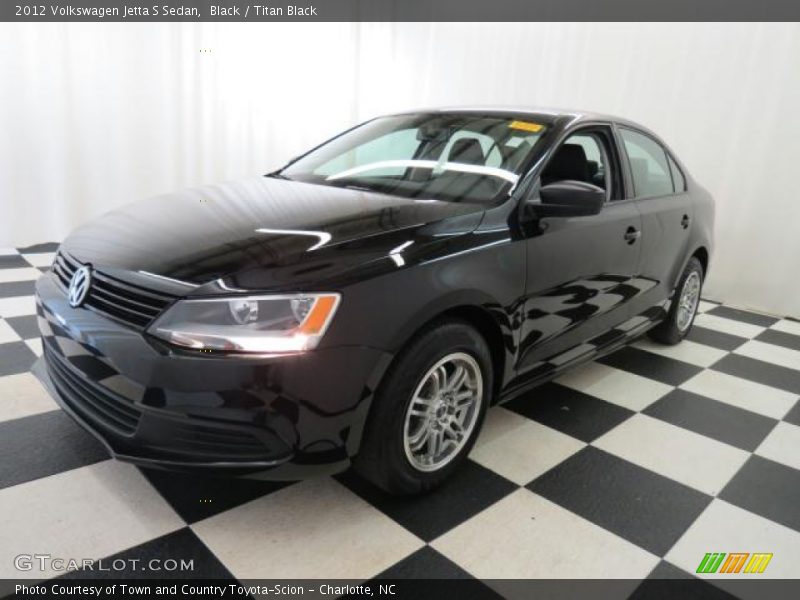 Black / Titan Black 2012 Volkswagen Jetta S Sedan