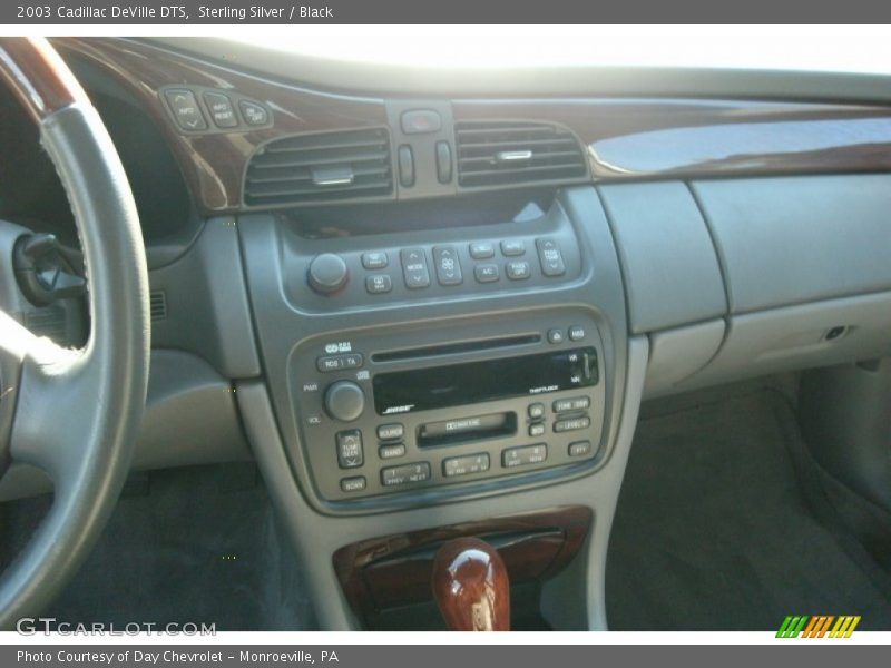Sterling Silver / Black 2003 Cadillac DeVille DTS