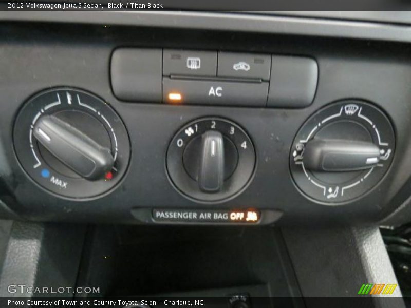 Black / Titan Black 2012 Volkswagen Jetta S Sedan