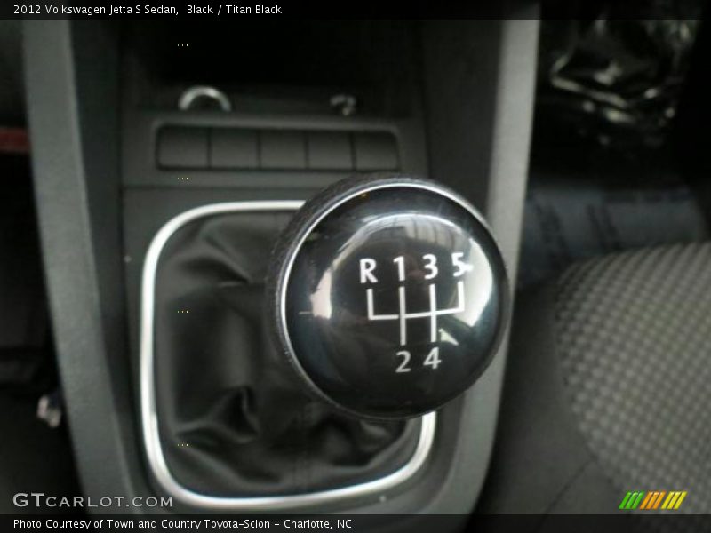 Black / Titan Black 2012 Volkswagen Jetta S Sedan