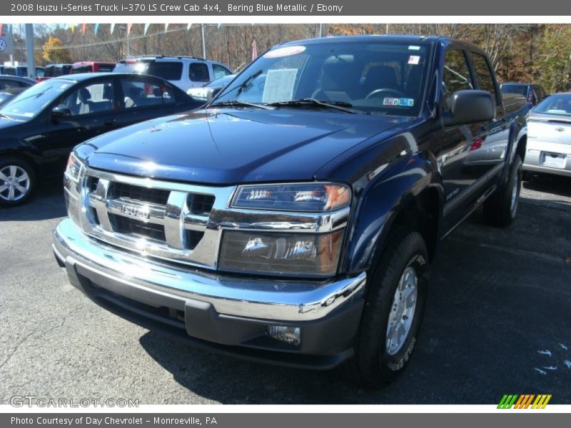Bering Blue Metallic / Ebony 2008 Isuzu i-Series Truck i-370 LS Crew Cab 4x4