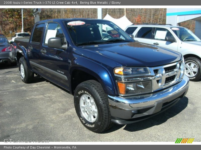 Bering Blue Metallic / Ebony 2008 Isuzu i-Series Truck i-370 LS Crew Cab 4x4