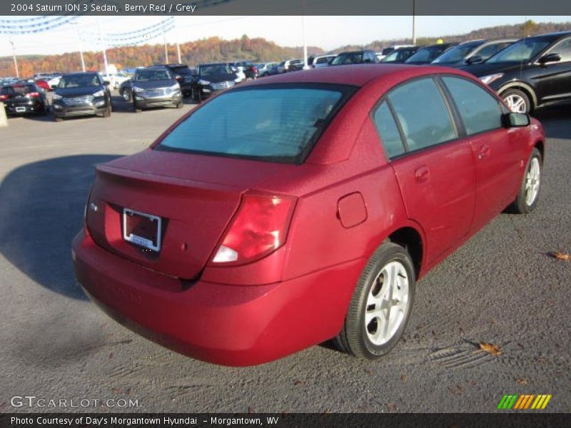 Berry Red / Grey 2004 Saturn ION 3 Sedan