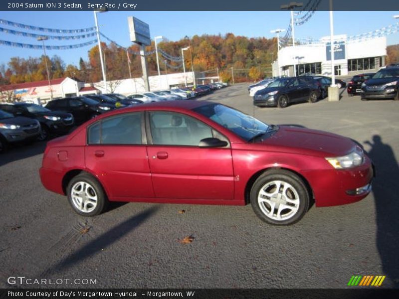 Berry Red / Grey 2004 Saturn ION 3 Sedan