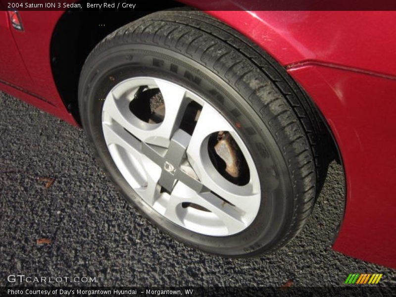 Berry Red / Grey 2004 Saturn ION 3 Sedan