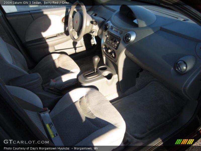Berry Red / Grey 2004 Saturn ION 3 Sedan