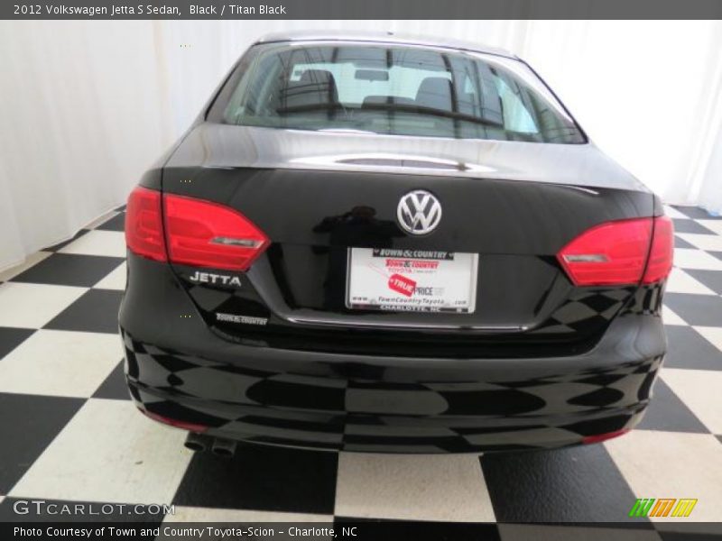 Black / Titan Black 2012 Volkswagen Jetta S Sedan