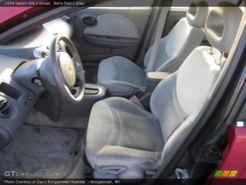 Berry Red / Grey 2004 Saturn ION 3 Sedan