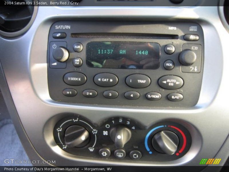 Berry Red / Grey 2004 Saturn ION 3 Sedan