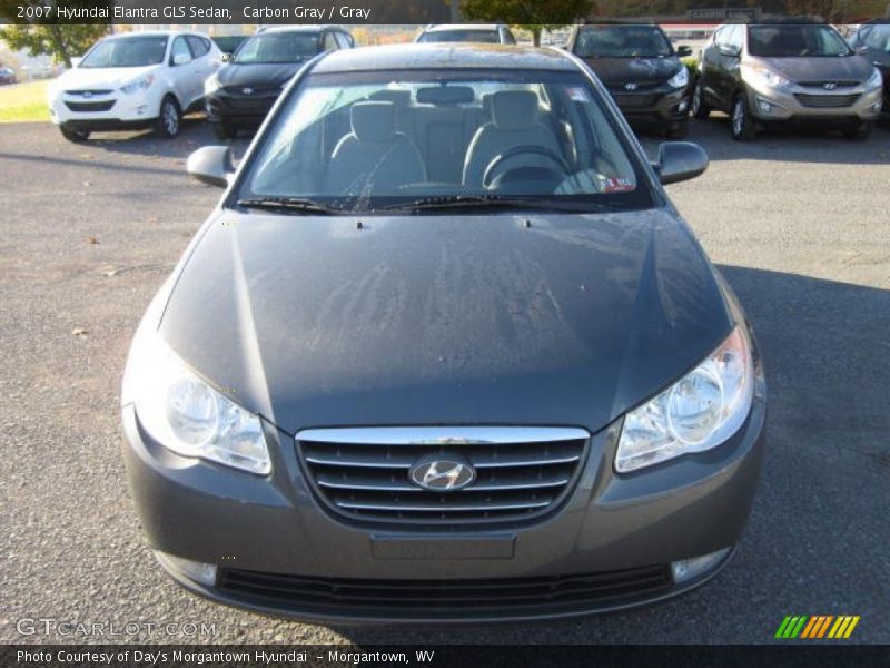 Carbon Gray / Gray 2007 Hyundai Elantra GLS Sedan