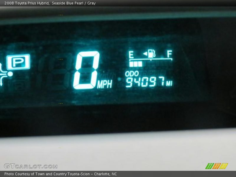 Seaside Blue Pearl / Gray 2008 Toyota Prius Hybrid