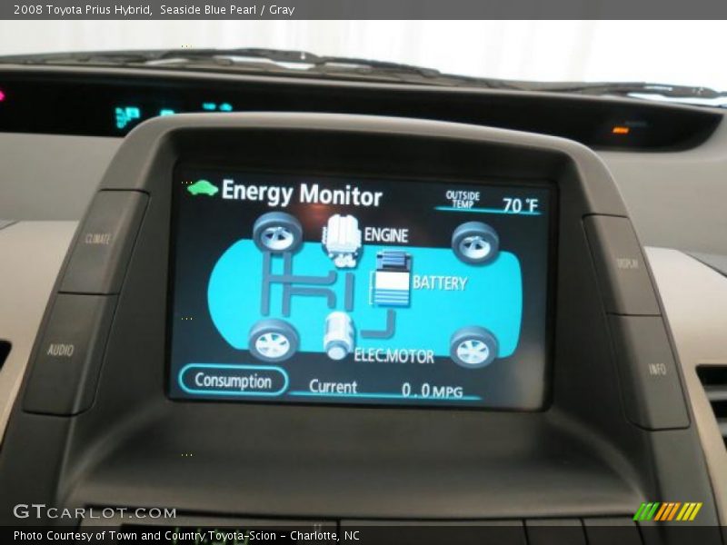 Seaside Blue Pearl / Gray 2008 Toyota Prius Hybrid