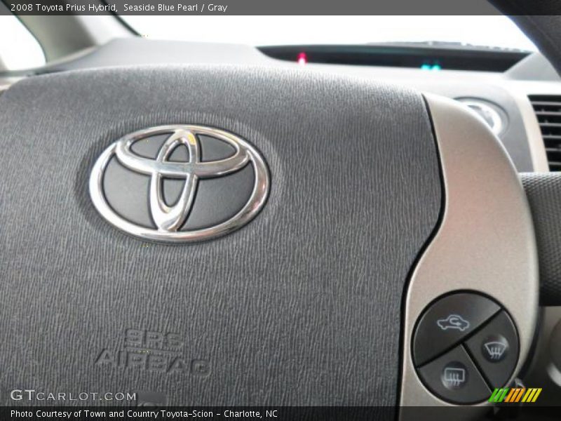 Seaside Blue Pearl / Gray 2008 Toyota Prius Hybrid