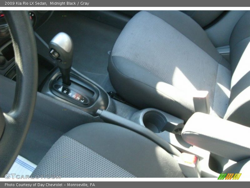Midnight Black / Gray 2009 Kia Rio LX Sedan