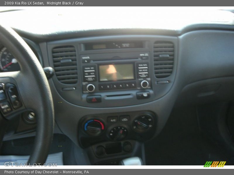 Midnight Black / Gray 2009 Kia Rio LX Sedan