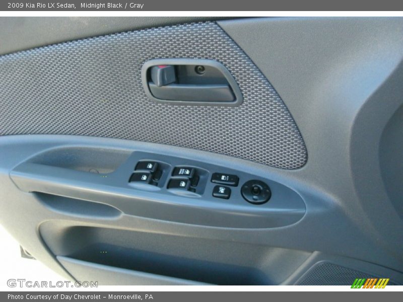 Midnight Black / Gray 2009 Kia Rio LX Sedan