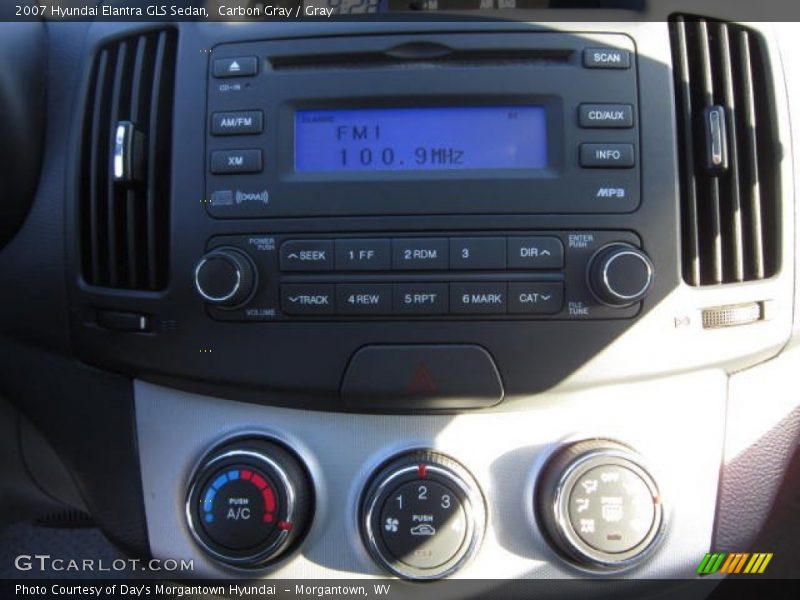 Carbon Gray / Gray 2007 Hyundai Elantra GLS Sedan