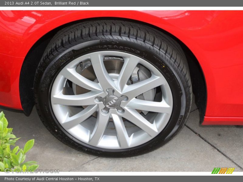 Brilliant Red / Black 2013 Audi A4 2.0T Sedan