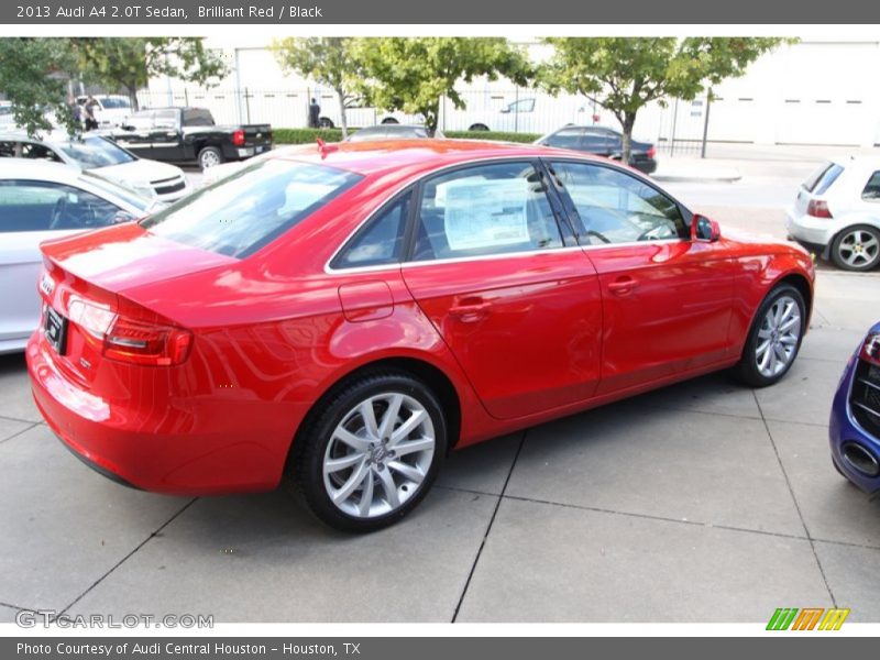 Brilliant Red / Black 2013 Audi A4 2.0T Sedan