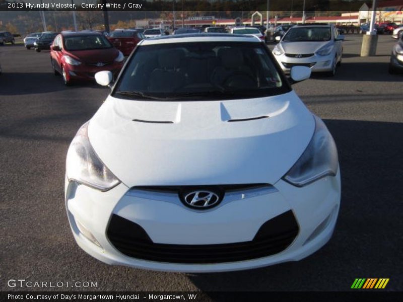 Century White / Gray 2013 Hyundai Veloster