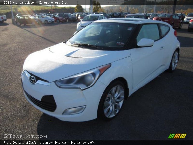 Century White / Gray 2013 Hyundai Veloster
