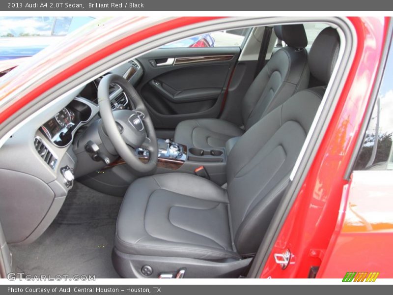 Brilliant Red / Black 2013 Audi A4 2.0T Sedan