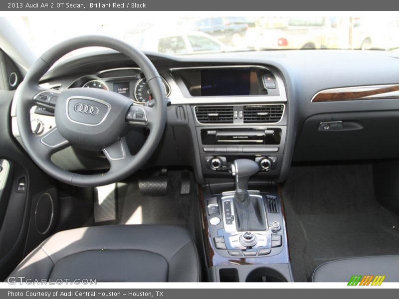 Brilliant Red / Black 2013 Audi A4 2.0T Sedan