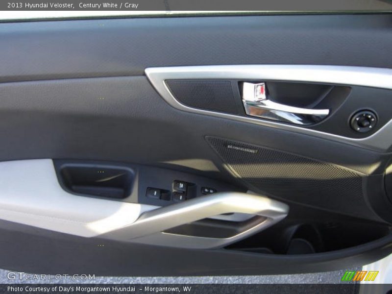 Century White / Gray 2013 Hyundai Veloster