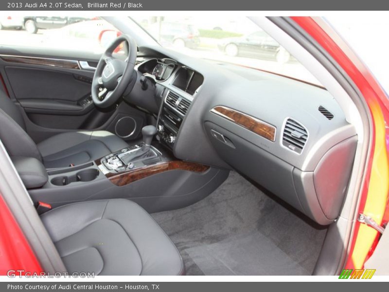 Brilliant Red / Black 2013 Audi A4 2.0T Sedan