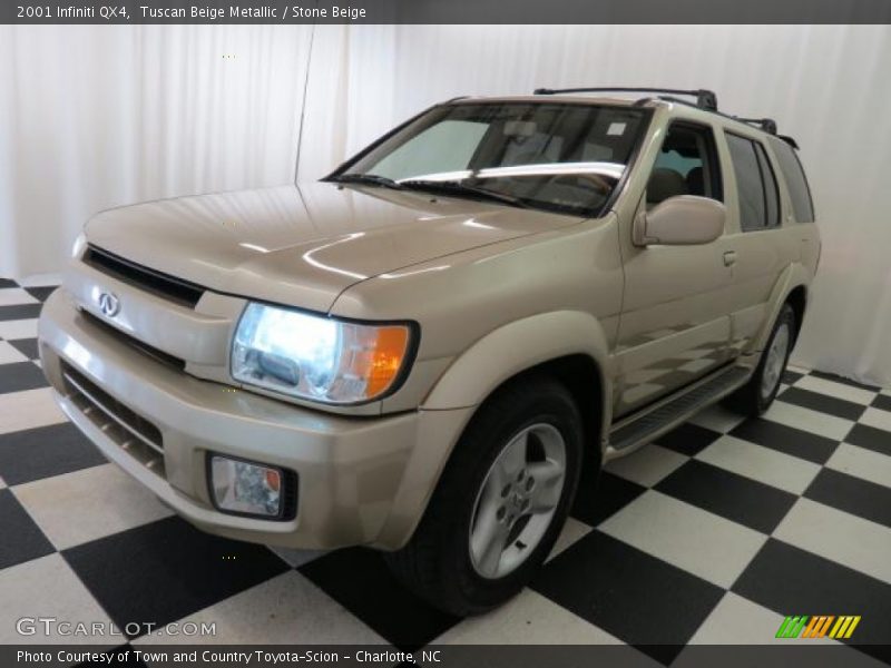 Tuscan Beige Metallic / Stone Beige 2001 Infiniti QX4