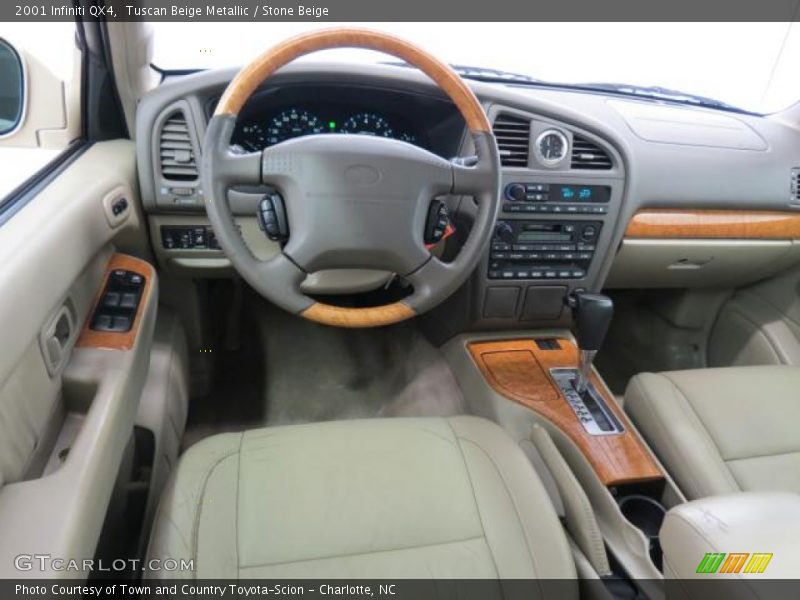 Tuscan Beige Metallic / Stone Beige 2001 Infiniti QX4