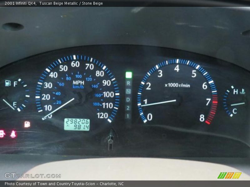 Tuscan Beige Metallic / Stone Beige 2001 Infiniti QX4