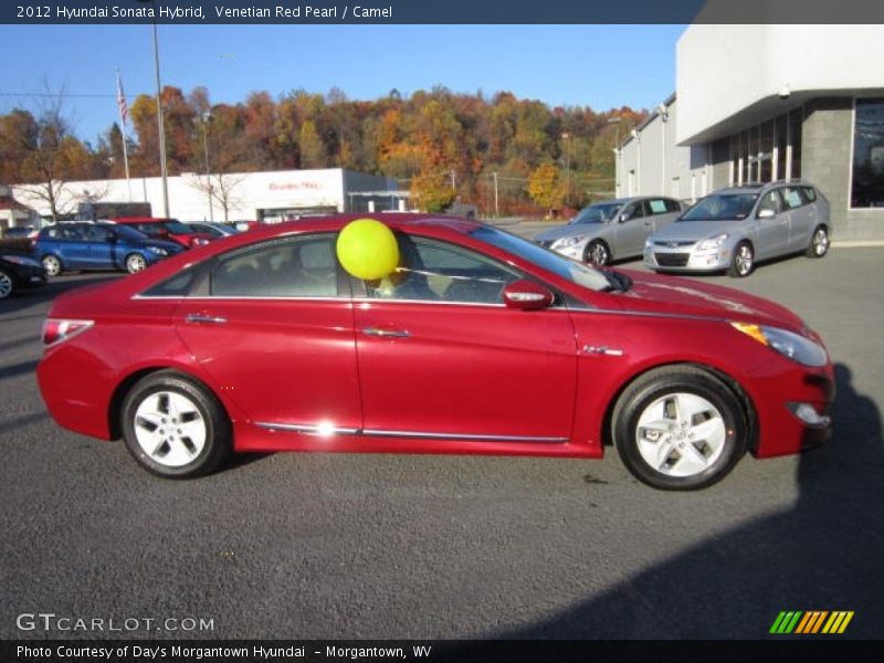 Venetian Red Pearl / Camel 2012 Hyundai Sonata Hybrid